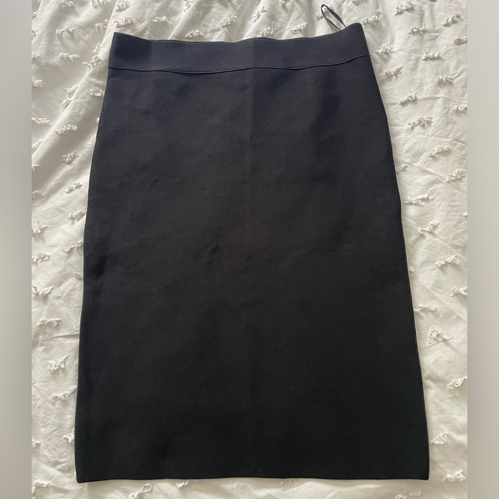 BCBG Max Azria Bandage Knit Pencil Skirt Size Large